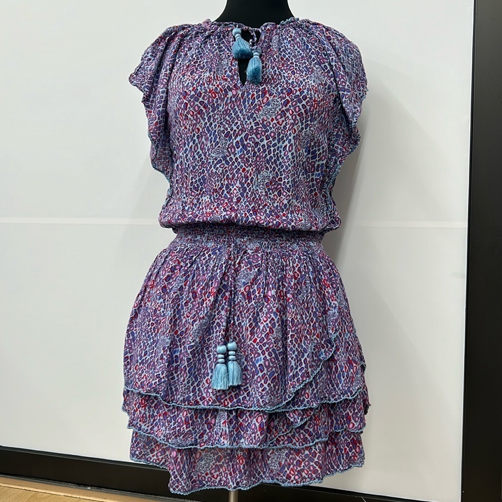 POUPETTE ST BARTH Elsa Layered Mini Dress size M - Picture 14 of 14